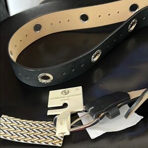 Ceinture Chaînette Adrienne Vittadini Marron - Taille M, Occasion Très Bon état